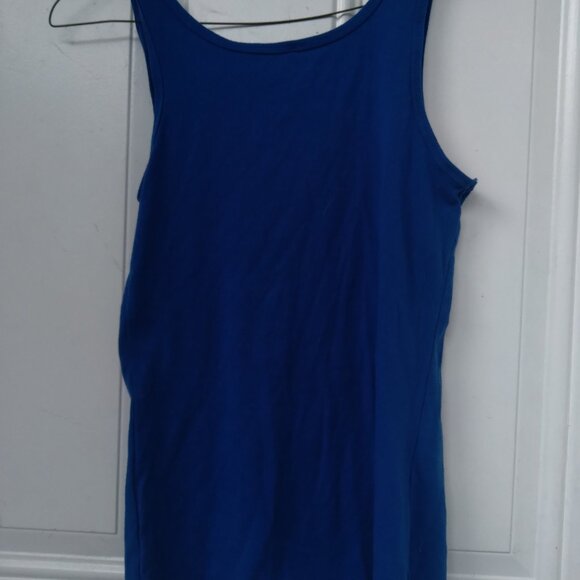 COBALT BLUE TANK TOP SIZE SMALL ROUND NECK - Picture 3 of 6